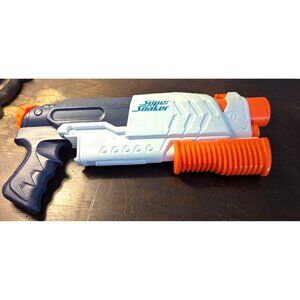 Nerf Super Soaker Scatter Blast Water Gun Toy - Blue White & Orange